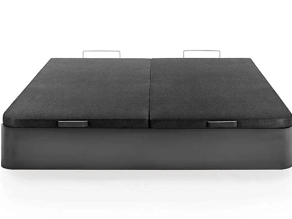 Sommier coffre 180 x 200 cm - Noir mat - HESTIA de YSMÉE