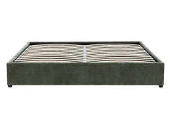 Sommier coffre 160 x 200 cm en tissu texturé - Vert - FIRMEO de YSMÉE