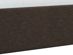 Sommier coffre 140 x 190 cm en tissu - Gris anthracite - PONTOS de YSMÉE