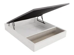 Sommier coffre avec tiroir 140 x 190 cm - Blanc - HESTIA de YSMÉE