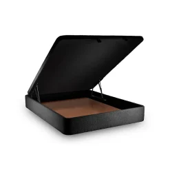 Sommier Coffre Bouclette Noir 180x200 H39cm