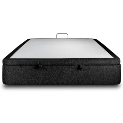 Sommier Coffre Bouclette Noir 140x200 H39cm
