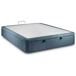 Sommier Coffre Bouclette Bleu 140x200 H39cm
