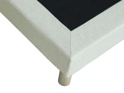 Sommier déco tapissier 90 x 190 cm - Beige - KOZANI de YSMÉE