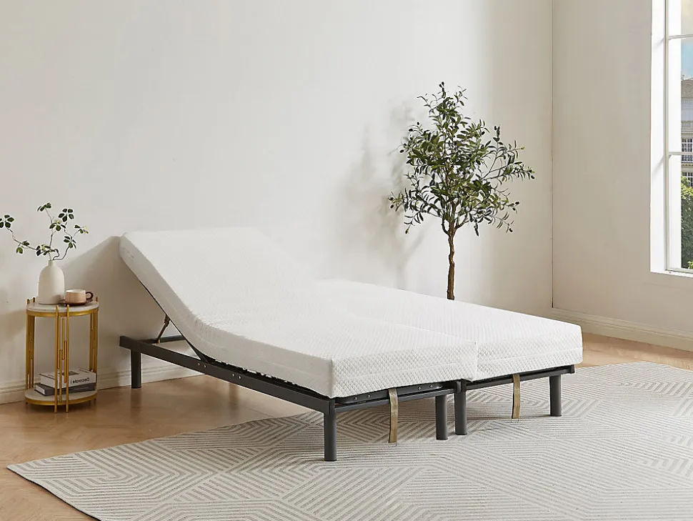 Sommier de relaxation lattes 3 plans de couchage - 80 x 200 cm - RUOTI de YSMÉE