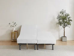 Sommier de relaxation lattes 3 plans de couchage - 80 x 200 cm - RUOTI de YSMÉE