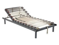 Sommier de relaxation lattes 3 plans de couchage - 70 x 190 cm - RUOTI de YSMÉE