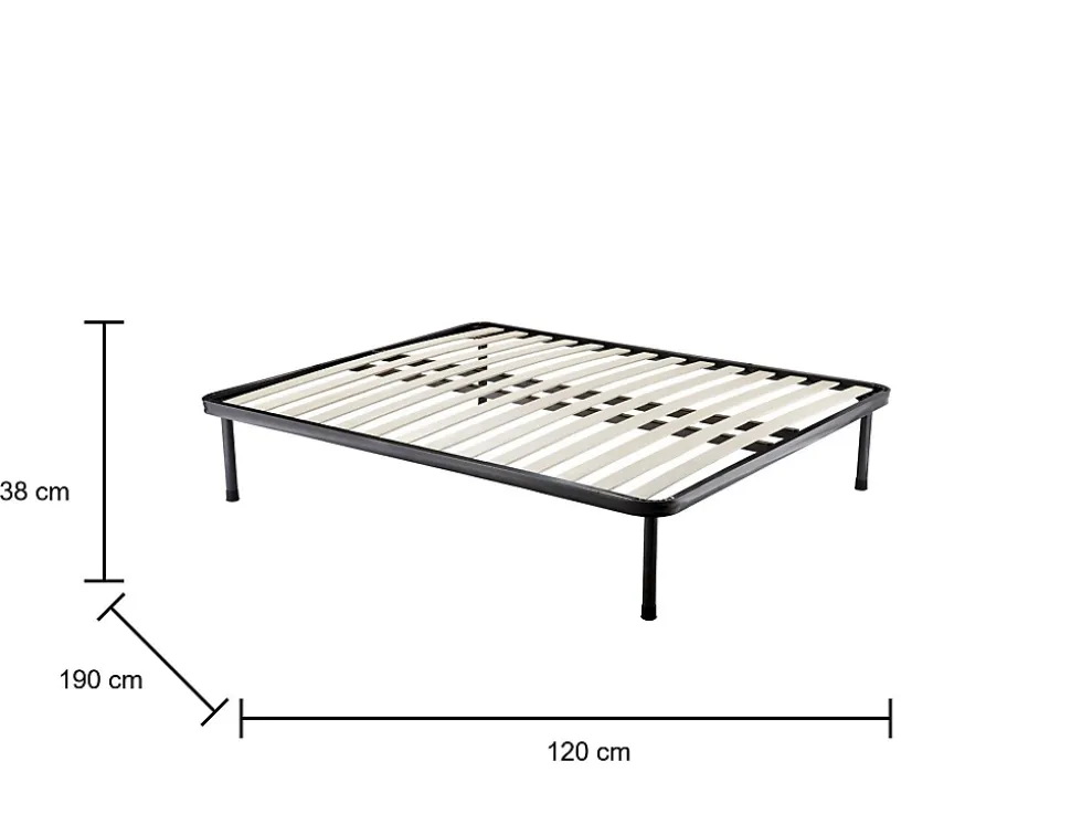 Sommier de relaxation talamo italia 120x190 cm 1 hauteur 38 cm