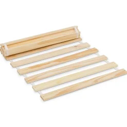 Sommier en pin massif, 15 lattes sans cadre, compatible couchage 90 x 190 et 90 x 200 cm