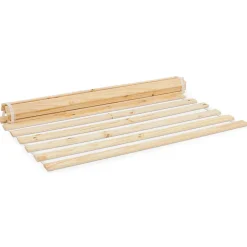 Sommier en pin massif, 15 lattes sans cadre, couchage 140 x 200 cm