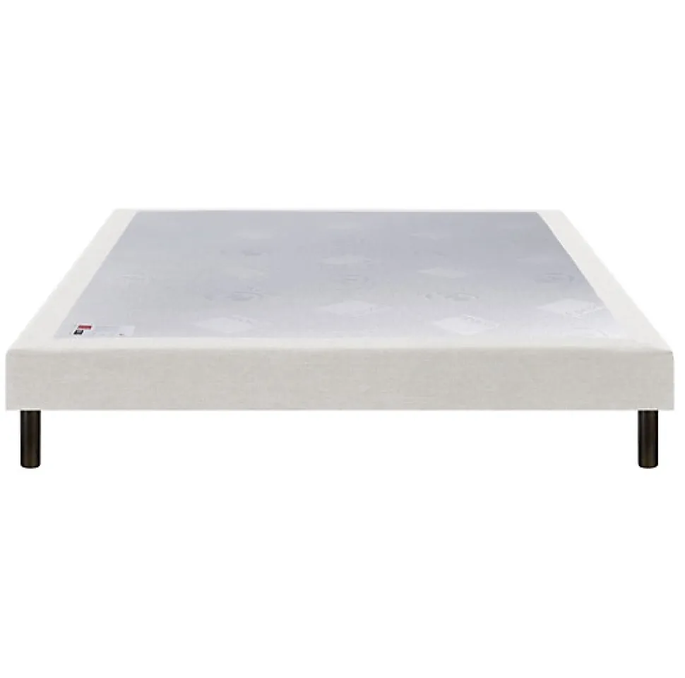 Sommier Epeda CONFORT FERME DECO NATURE 140x200 Chiné Naturel Lattes