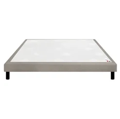 Sommier Epeda CONFORT FERME DECO NATURE 140x200 Chiné Naturel Lattes
