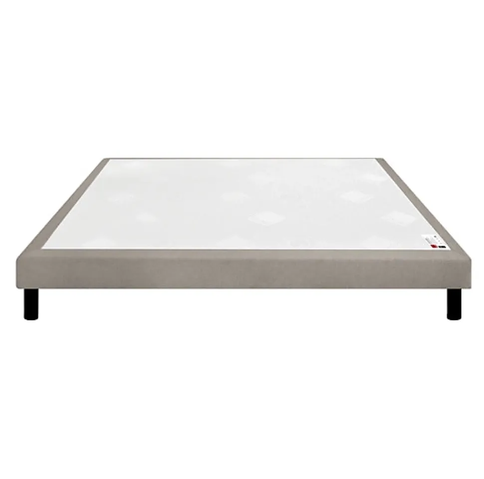 Sommier Epeda CONFORT FERME DECO NATURE 140x200 Chiné Naturel Lattes