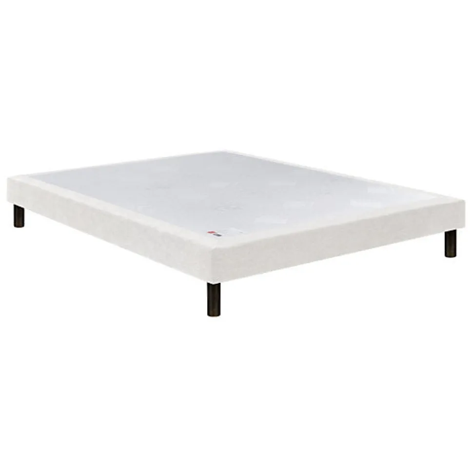 Sommier Epeda CONFORT FERME DECO NATURE 140x200 Chiné Naturel Lattes