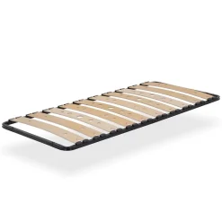 Sommier Ergonomique à Lattes Larges Et Flexibles En Bois De Bouleau 80x200 Cm Sans Pieds