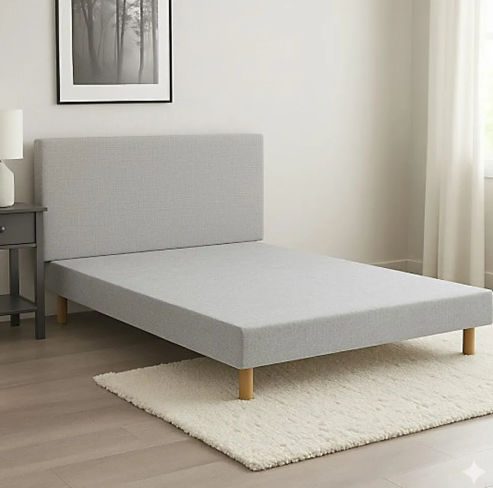 Sommier Essenzia TRADITION GRAPHIC 19cm Blanc 160x200 Lattes