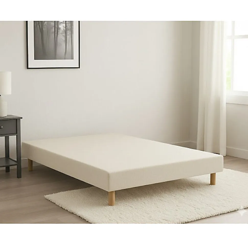 Sommier Essenzia TRADITION GRAPHIC 19cm Blanc 160x200 Lattes