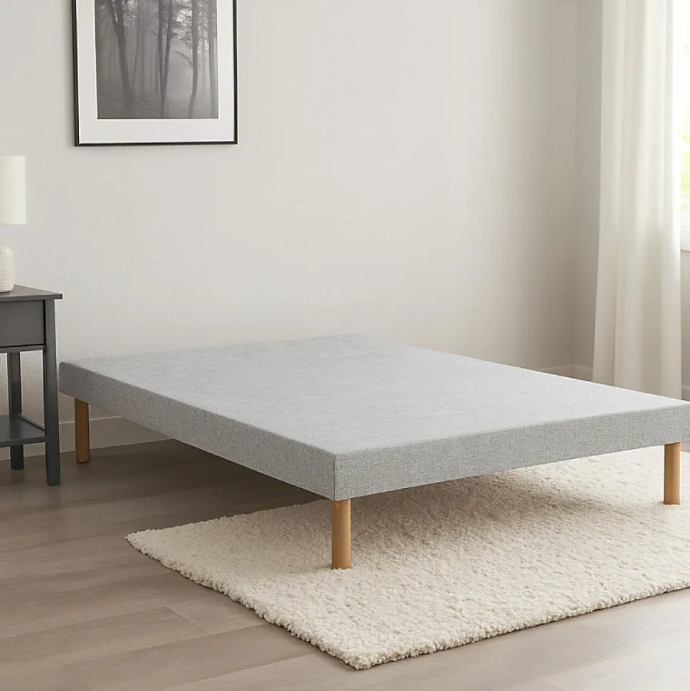 Sommier Essenzia TRADITION GRAPHIC 13cm Couleur 160x200 Gris clair Lattes