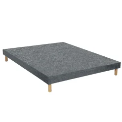 Sommier Essenzia TRADITION GRAPHIC 13cm Couleur 160x200 Gris clair Lattes