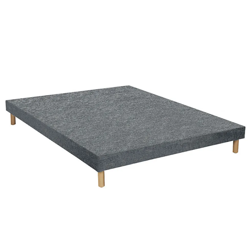 Sommier Essenzia TRADITION GRAPHIC 13cm Couleur 160x200 Gris clair Lattes