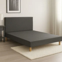 Sommier Essenzia TRADITION GRAPHIC 19cm Couleur 2x90x200 Anthracite Lattes