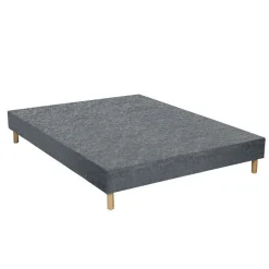 Sommier Essenzia TRADITION GRAPHIC 19cm Blanc 140x220 Lattes