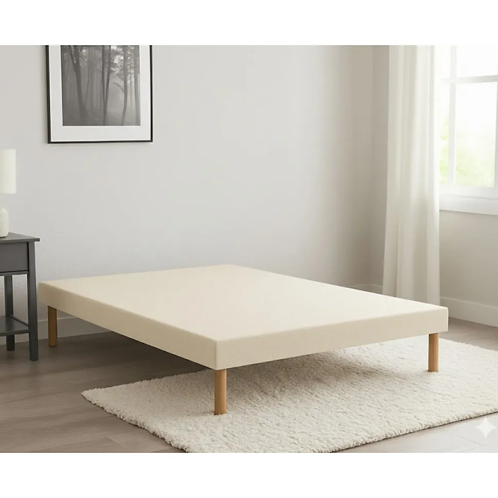 Sommier Essenzia TRADITION GRAPHIC 13cm Couleur 2x90x200 Beige Lattes