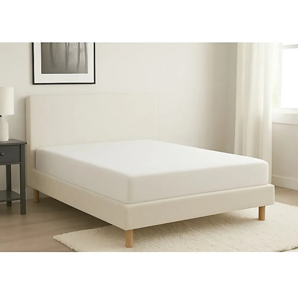 Sommier Essenzia TRADITION GRAPHIC 19cm Blanc 180x210 Lattes