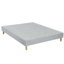 Sommier Essenzia TRADITION GRAPHIC 19cm Couleur 160x200 Anthracite Lattes