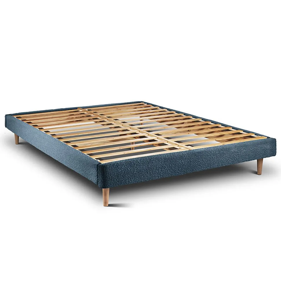 Sommier Kit Bouclette Bleu 160x200 H29cm