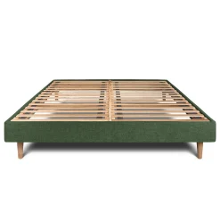 Sommier Kit Tissu Vert 135x190 H29cm