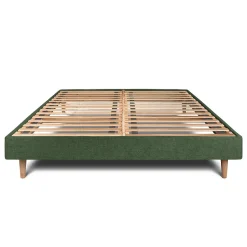 Sommier Kit Tissu Vert 160x200 H29cm