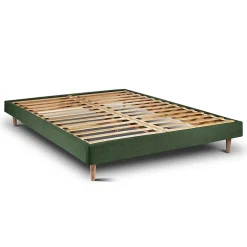 Sommier Kit Tissu Vert 160x200 H29cm
