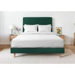 Sommier Kit Velours Vert 200x200 H29cm