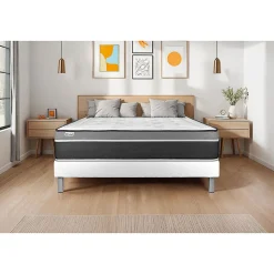 Sommier KIT VITAL'SOM Blanc 140 x 190 cm