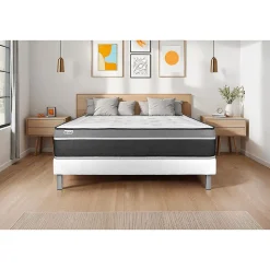 Sommier KIT VITAL'SOM Blanc 90 x 200 cm