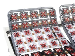 Sommier électrique de relaxation déco 2x65 plots - 2 x 80 x 200 cm - Noir - NAFURI de YSMÉE