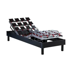 Sommier électrique et matelas mousse à mémoire forme 90x190
