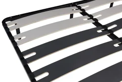Sommier Metal 160x200 cm - 29 cm - 9 Larges Lattes de 12,5 cm - Solide et Confortable - CADRE A LATTE PATRICK