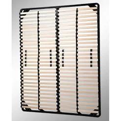 Sommier résistant à lattes réglables + pieds inclus 160X200 cm