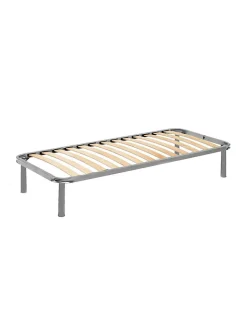 Sommier simple Agos, Sommier à lattes orthopédique, 100% Made in Italy, 80x190h 31 cm
