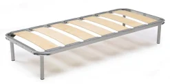 Sommier simple Arthurista, Sommier orthopédique à lattes larges, 100% Made in Italy, 80x190h 31 cm