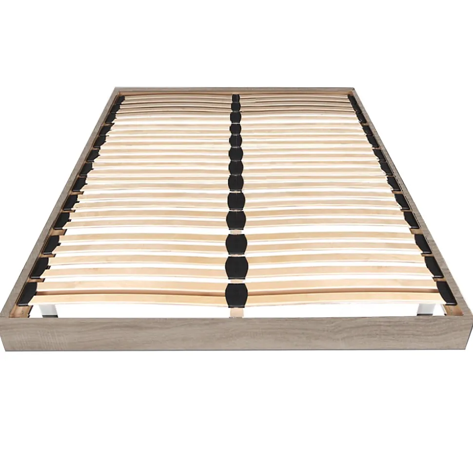 Sommier sur pied SOMKIT 160x200 / Décor Chêne grisé