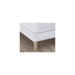 Sommier tapissier à lattes blanc 140x190