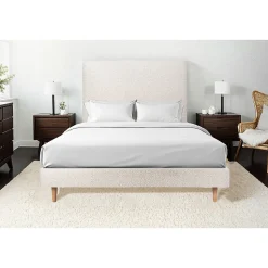 Sommier Tapissier Bouclette Beige 150x200 H29cm