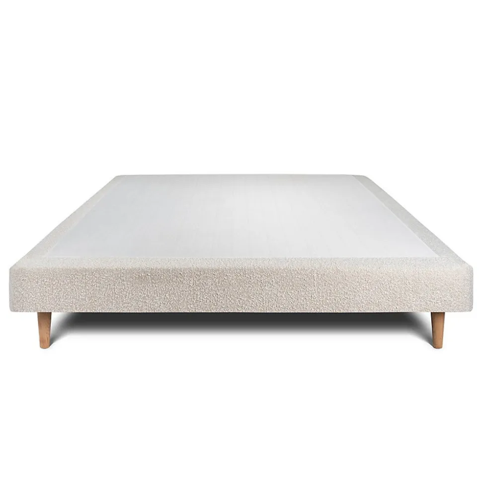 Sommier Tapissier Bouclette Beige 150x190 H29cm