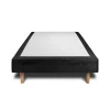 Sommier Tapissier Bouclette Noir 100x200 H35cm