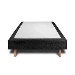 Sommier Tapissier Bouclette Noir 100x200 H35cm