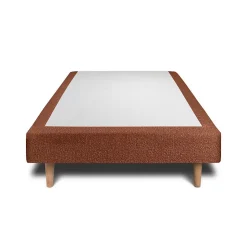 Sommier Tapissier Bouclette Terracotta 100x200 H35cm