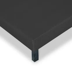 Sommier tapissier Capucine 90x190 cm Epaisseur 13 cm Gris anthracite (pieds non inclus)
